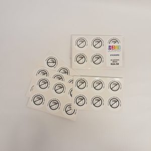 This product is not dishwasher safe sticker